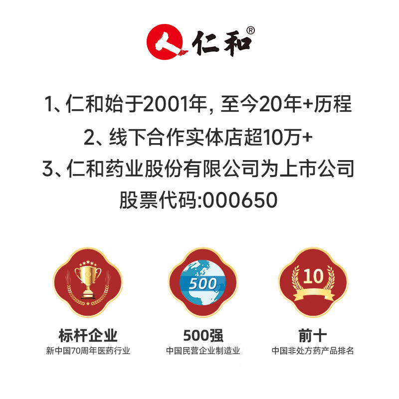 【赠医用棉签】仁和 阿达帕林凝胶 18g/支 粉刺 丘疹 寻常痤疮 2盒装