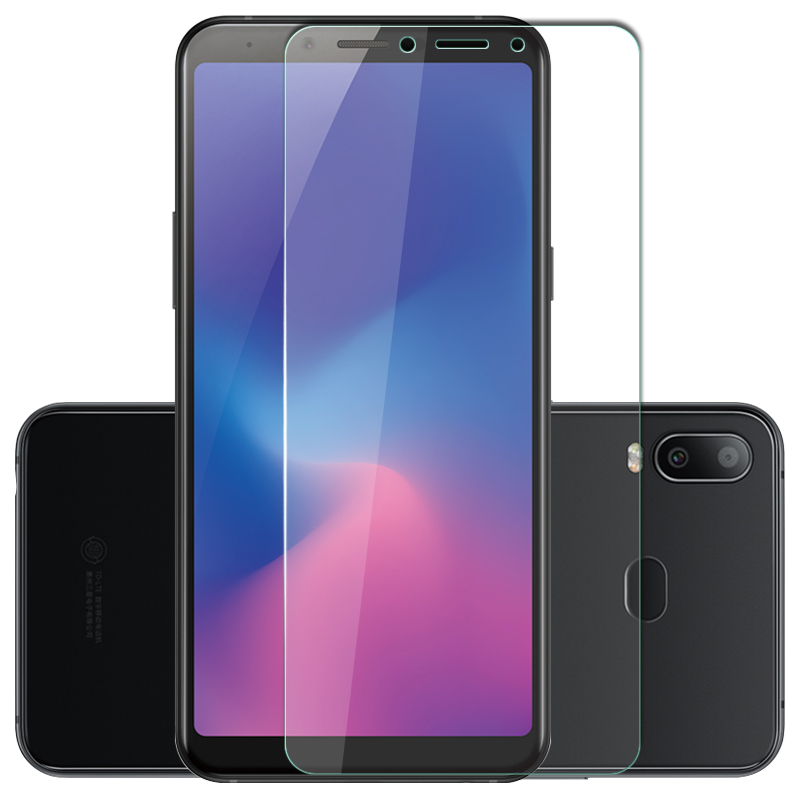 勤远【2片装】三星a6s/a9s钢化膜防指纹高清抗蓝光保护膜sm-a9200/g