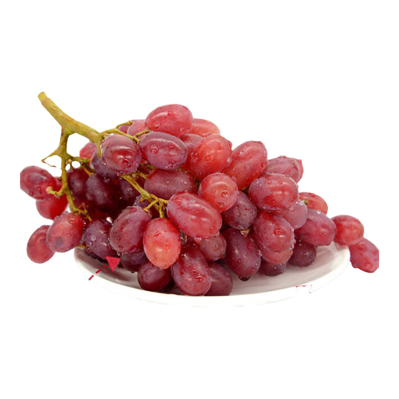 京鲜生 克伦森无籽红提 净重3斤装 葡萄/提子生鲜水果 克伦生 源头直发 19.9元