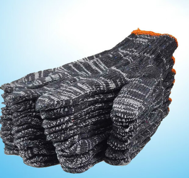 工厂车间建筑工地干活搬运汽车维修可透气耐磨耐用防滑加厚加密棉手套