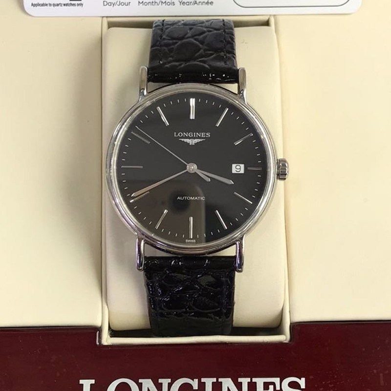 【二手95新】浪琴手表男表(男女都可戴)瑰丽 律雅 军旗系列自动机械表