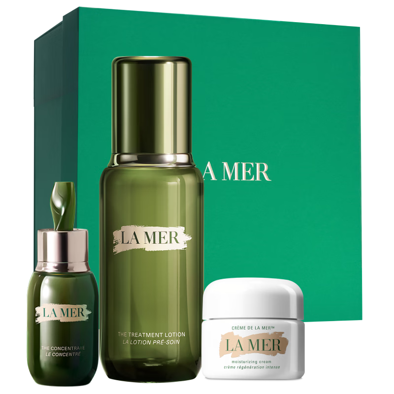 海蓝之谜（LA MER）修护经典套装(精萃水+面霜+精华)护肤品化妆品礼盒生日新年礼物女