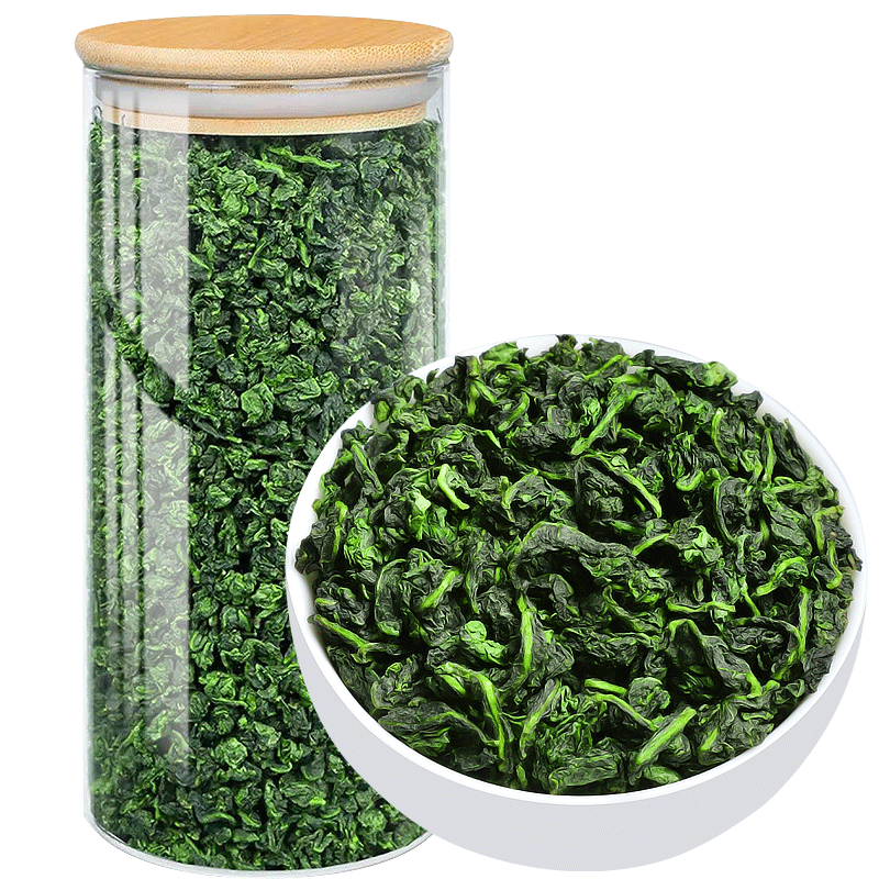 立香園 茶葉安溪鐵觀音 濃香型手工制茶 新茶高山烏龍茶 散裝禮盒裝 玻璃罐裝250克