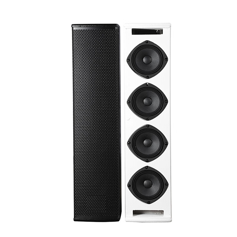 音柱会议室定阻音响长条形室内无源音箱多功能厅壁挂立式阵列3吋4喇叭