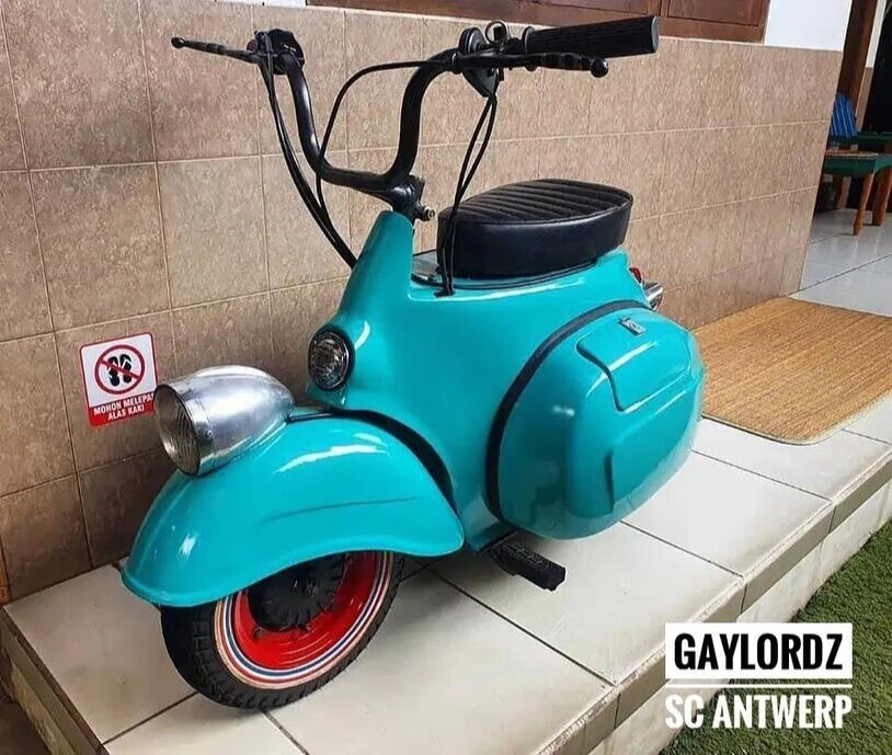 莎庭(sartill)比亚乔维斯帕改装mini踏板本田小龟50电喷水冷男女代步