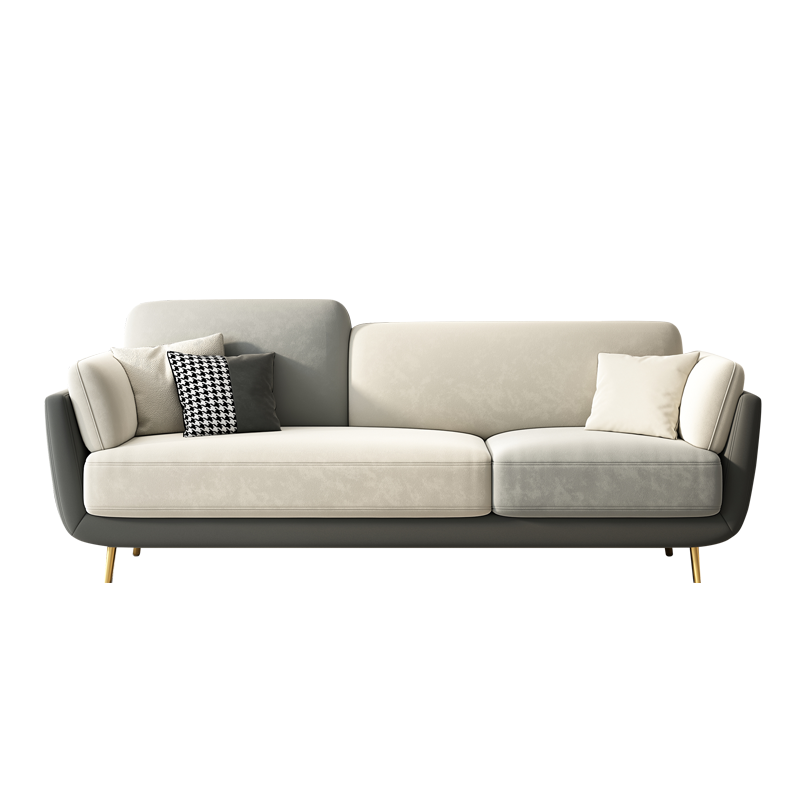 顾格 沙发客厅家具北欧现代简约轻奢公寓民宿小户型布艺沙发 双人位5069-150