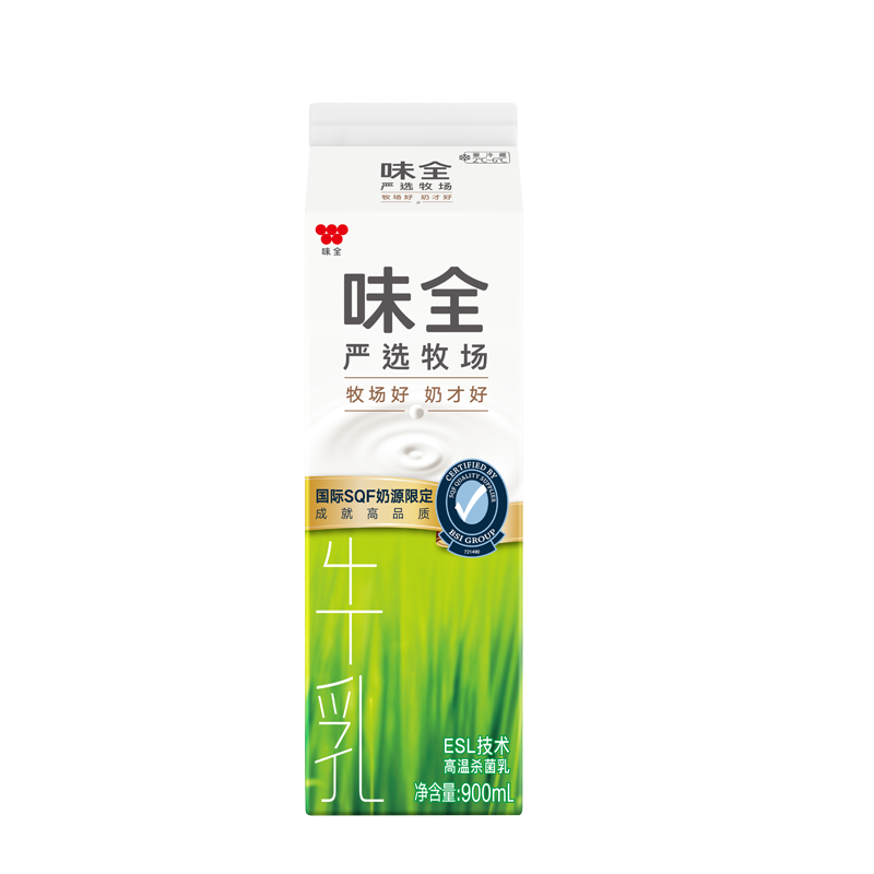 【味全】牌严选牧场900ml低温冷藏牛奶价格趋势分析