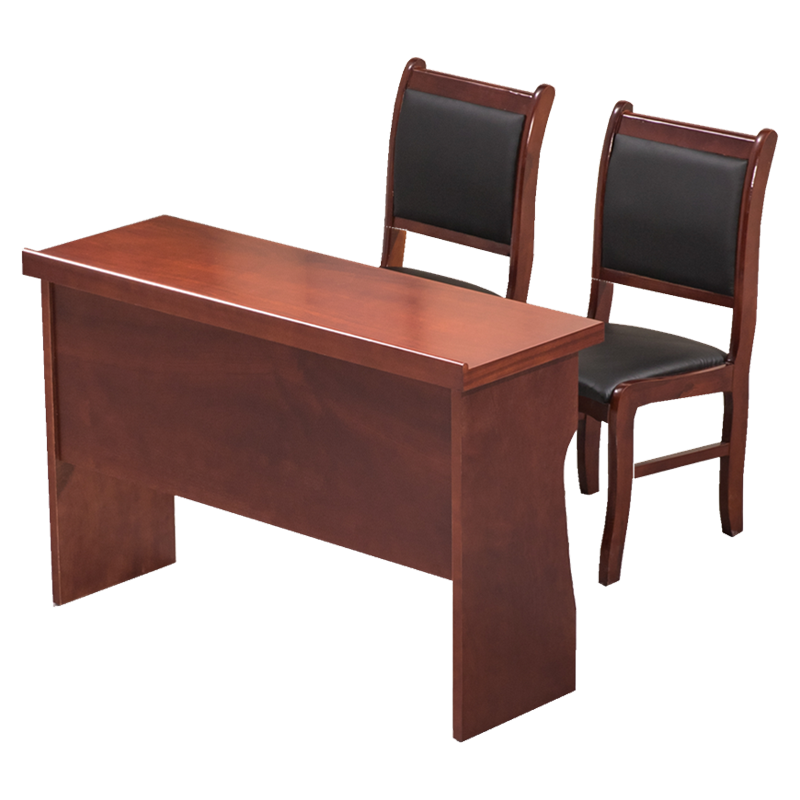 苏标培训桌会议桌听讲桌办公桌带置物屉油漆长条桌双人课桌1200*400*750