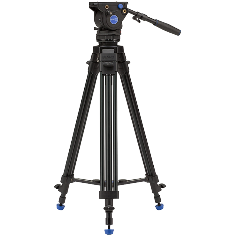 百諾(Benro) BV4/BV6/BV8/BV10攝像三腳架相機(jī)動態(tài)平衡阻尼液壓云臺單反打鳥攝影三角支架廣告婚慶拍短視頻 BV4液壓云臺 3節(jié) 承重4kg