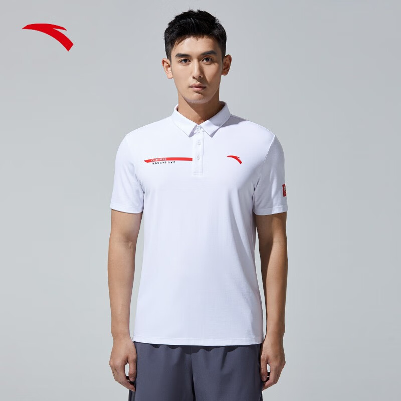 短袖t恤男士年春夏商务休闲polo衫【商场同款】152327134 纯净白- ss