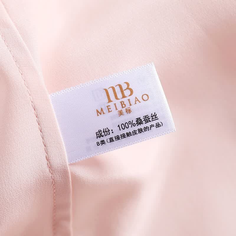 美标送礼物真丝睡袍丝绸浴袍女春秋性感睡衣19姆米100%桑蚕丝家居服夏 020560(单外袍) M (160/84A)