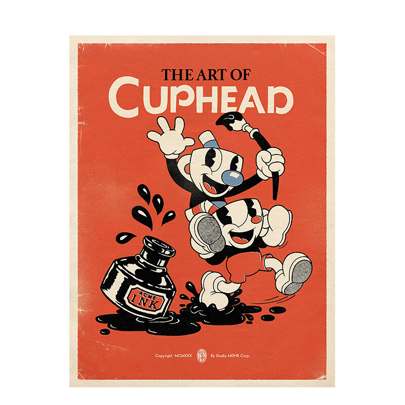 【预售】茶杯头美术设定集 the art of cuphead 进口原版英文插画原画