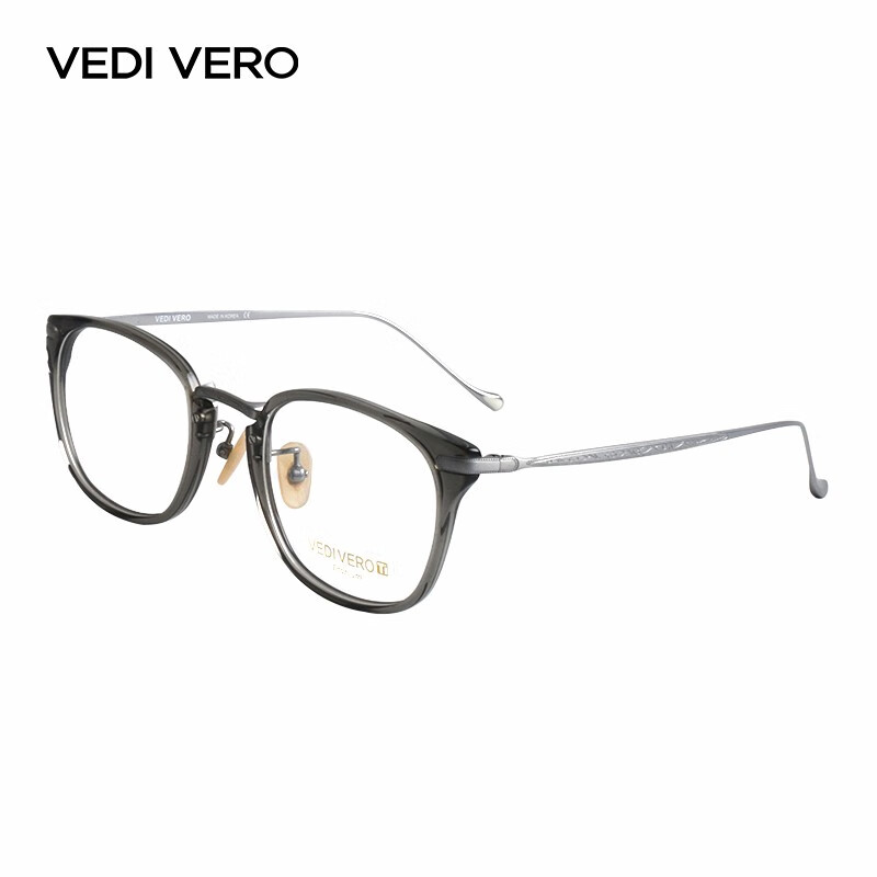VEDI VERO 韩国时尚百搭灰色大方框眼镜框 显脸小中性眼镜架VO6011/GRY 0VV VO6011/GRY