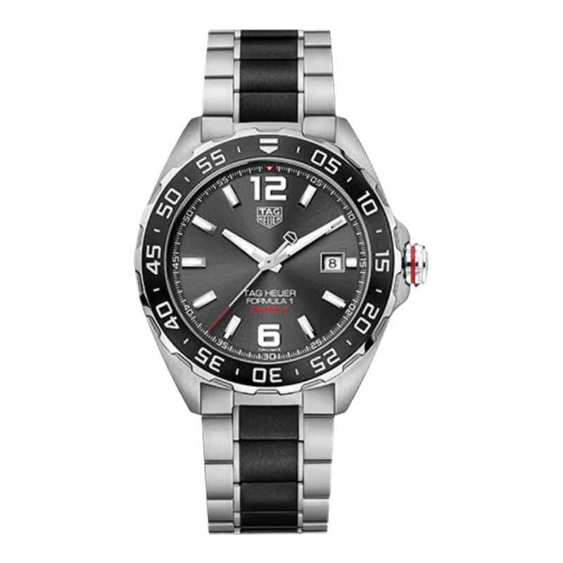 泰格豪雅TAG Heuer瑞士手表F1系列運(yùn)動(dòng)賽車日歷煙灰機(jī)械男士腕表 WAZ2011.BA0843