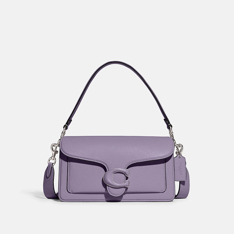 蔻驰(coach)tabby shoulder bag 26系列 女士酒神包单肩包 silver