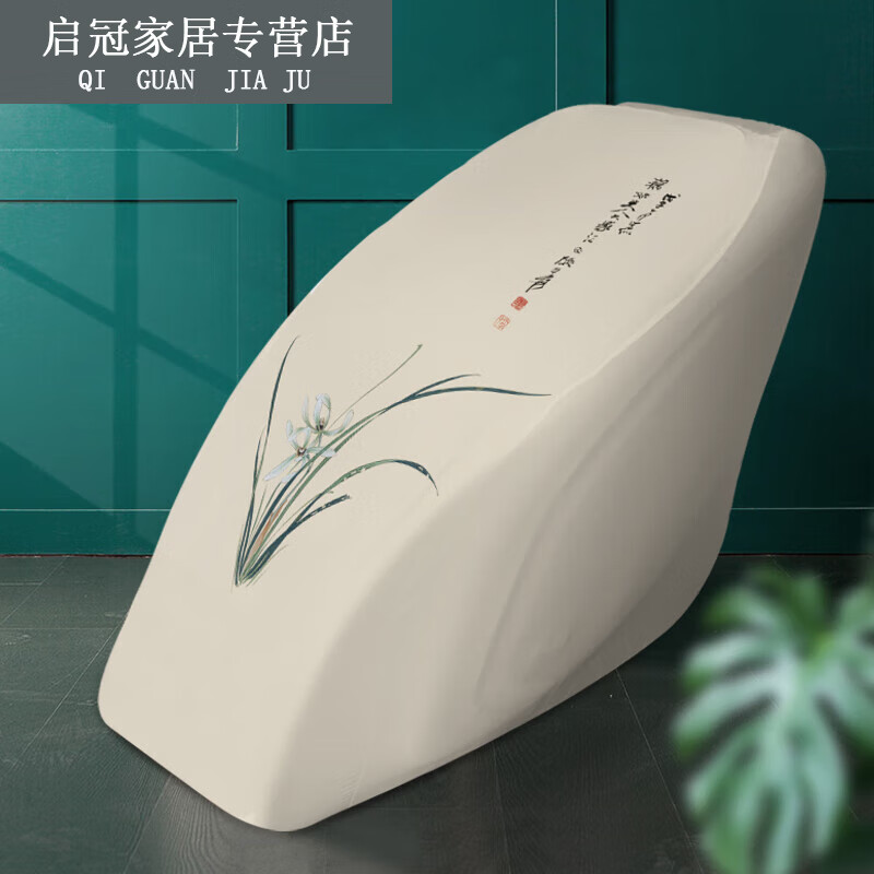 庆隆源按摩椅套罩通用荣泰芝华士奥佳华防猫抓保护套防晒盖布椅套防尘罩 兰花二 大号75%的客户一致选择