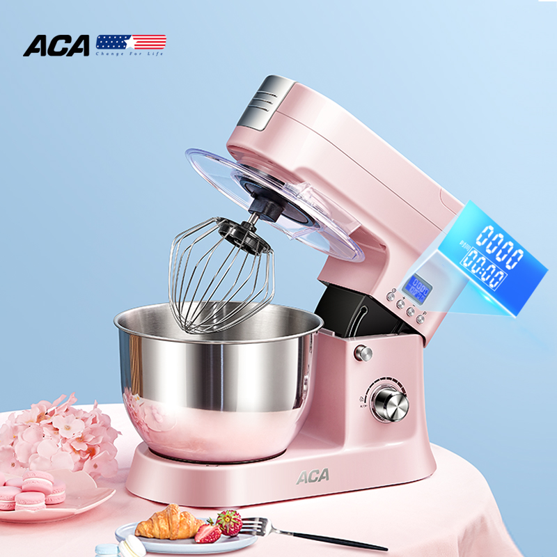北美电器（ACA）厨师机家用和面机揉面机打蛋器全自动多功能搅拌机ASM-PE1210A
