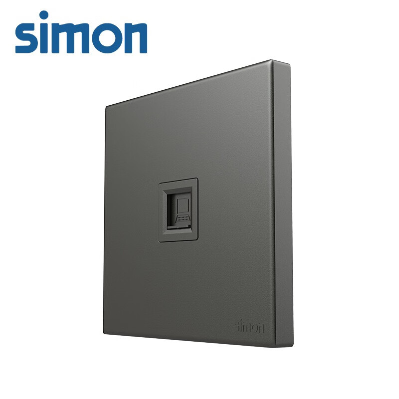 西蒙（SIMON） 开关插座面板电脑插座六类单口双口一位二位两位双电脑网络网口 电脑插座（六类）