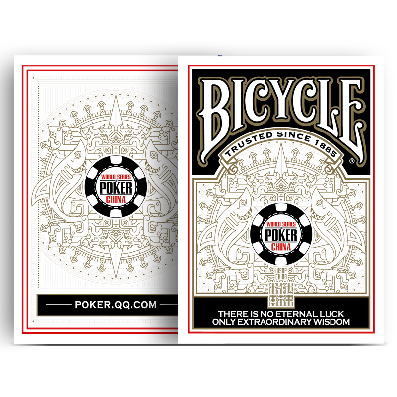 BICYCLE单车扑克牌 德州扑克纸牌 大字体宽牌 百家乐 美国进口