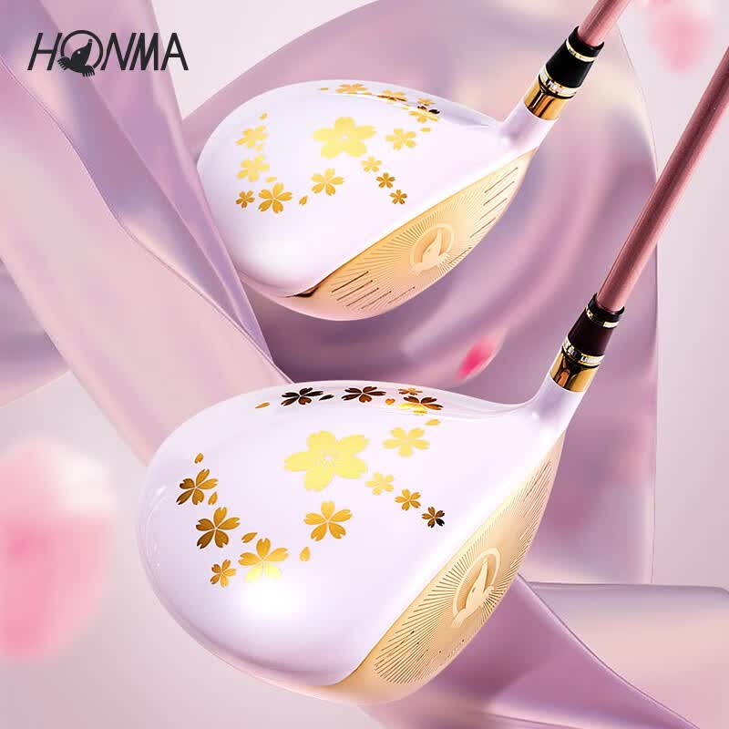 HONMA SAKURA高尔夫球杆女士星级套杆高容错进阶入门4木7铁樱花套杆 碳素L女士 四星级 4木7铁