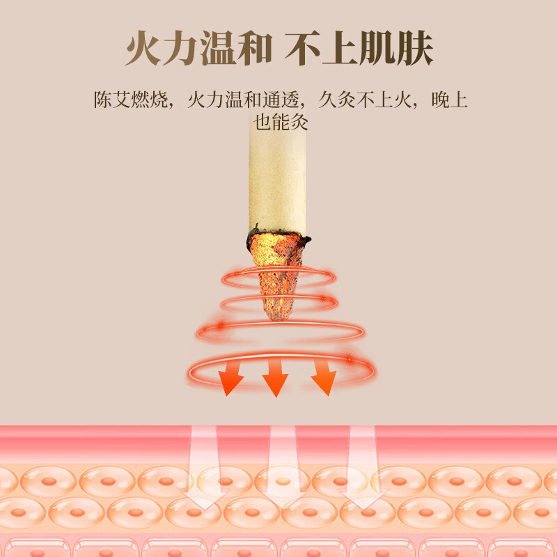 艾姥姥 艾条三年陈蕲艾条家用熏艾柱艾灸条艾灸棒 正宗蕲春艾叶艾草条棒 正宗蕲春三年陈蕲艾10支/盒