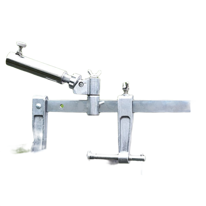 多用橋釣支架手竿海竿筏竿多功能夾式船釣欄桿釣魚支架 筏釣萬向炮筒款【23CM夾距-1個萬向炮臺】