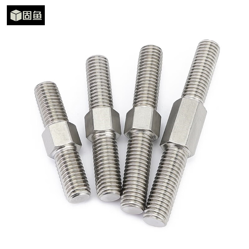 鱼(guyu)超长螺柱丝杆正反牙双通活接多功能六边形 m16*140 双向螺杆