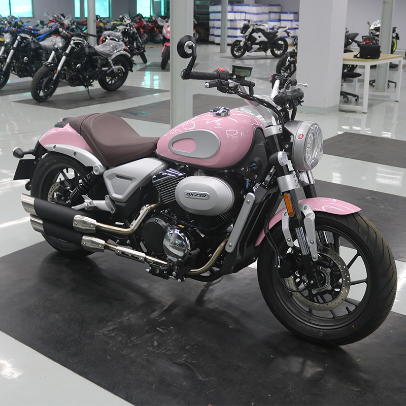 仁民 爵士捷dx250摩托车v型双缸机车太子巡航可上牌复古美式重机车