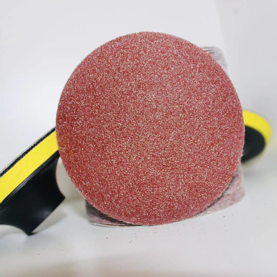 4寸5寸7寸9寸角磨机木工砂纸植绒圆砂纸干磨砂纸墙面打磨
