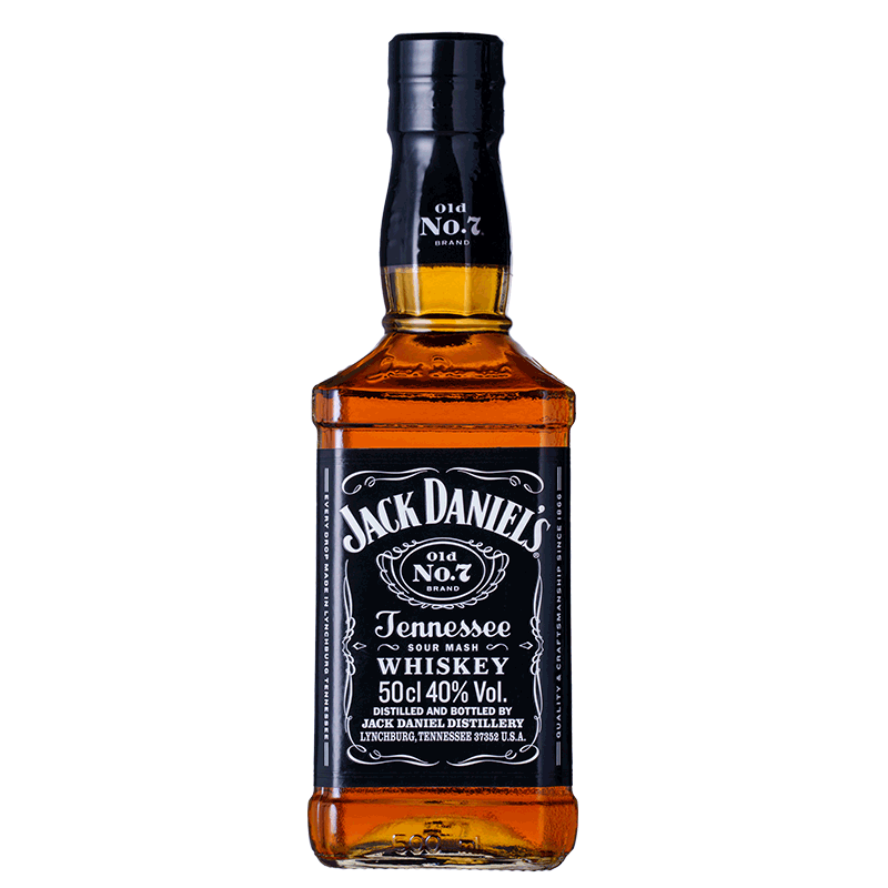 杰克丹尼（Jack Daniel’s） 美国 田纳西州 调和型 威士忌 进口洋酒 500ml 无盒