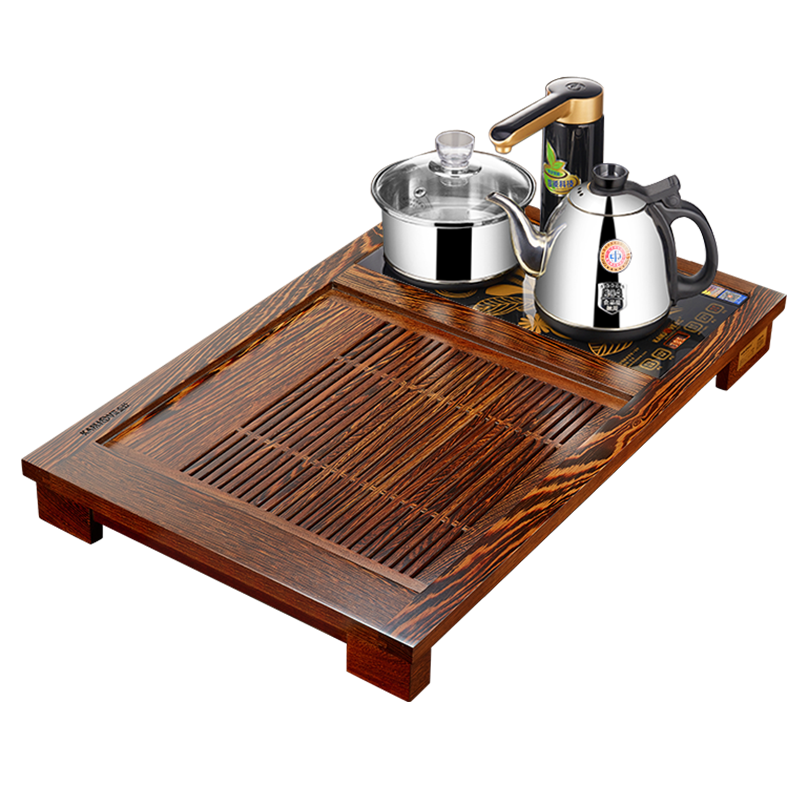 金灶（KAMJOVE）雞翅木茶盤 整套茶具套裝茶臺(tái)燒水壺一體全自動(dòng)上水功夫茶具K-220 搭配K9茶藝爐 1個(gè)