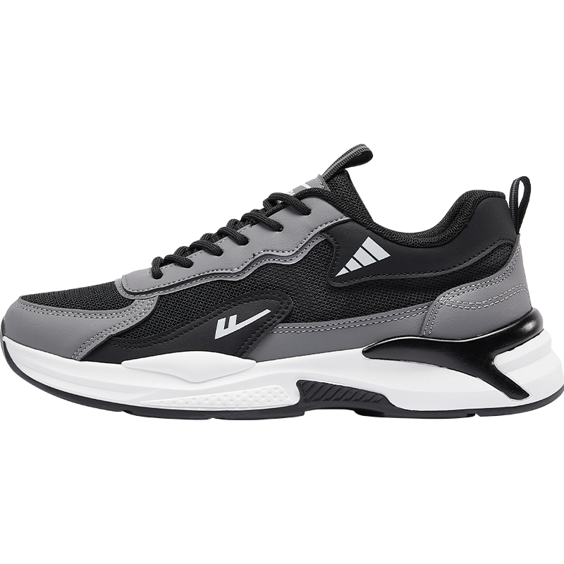 回力官方男鞋潮流運動(dòng)鞋子男士防滑休閑鞋舒適緩震跑步鞋 藍灰 41