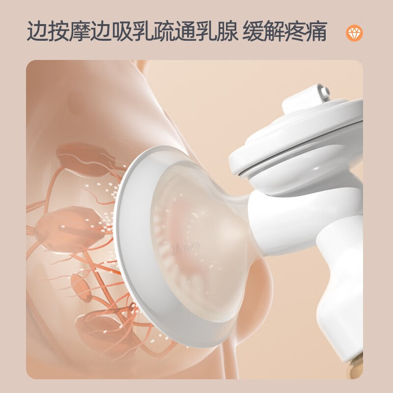 优合(youha)双边电动吸奶器孕产妇无痛轻音仿生大吸力吸乳全自动集奶母乳按摩 S1双边吸奶器-PP奶瓶