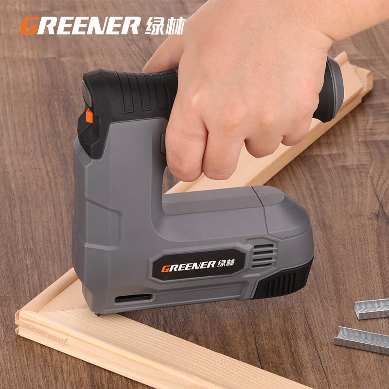 绿林充电打钉机电动锂电池工业级无线码钉门型木工射钉家用马丁枪