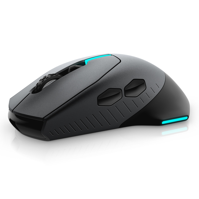 外星人（Alienware） AW610M 有线 / 无线鼠标 双模 游戏鼠标 （350小时长续航 16000DPI ）鼠标 自营 黑色