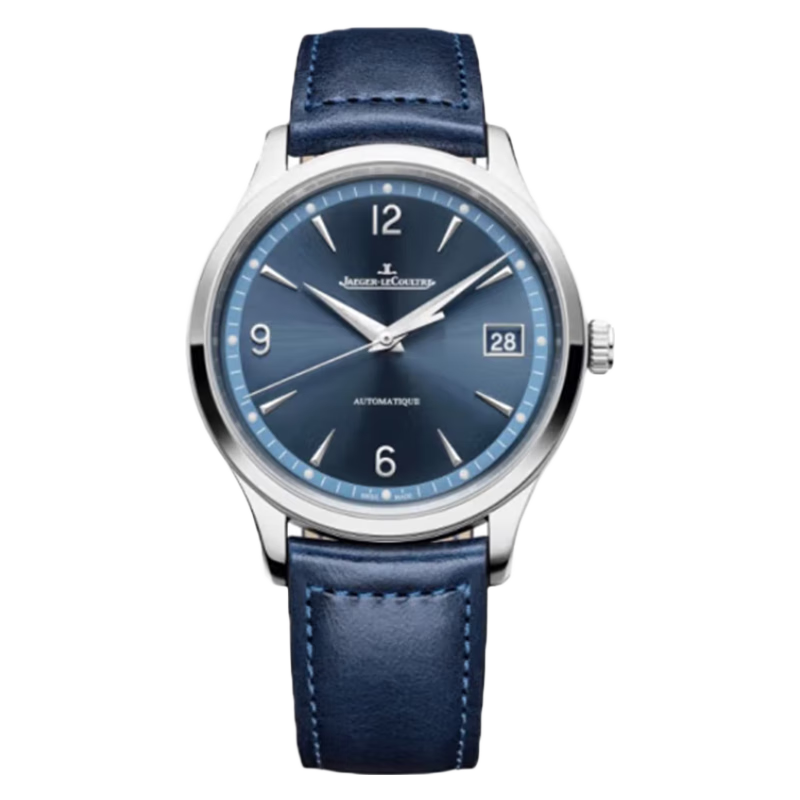 积家（Jaeger）瑞士手表大师系列自动机械机芯商务正装男表40mm蓝盘日历Q4018480