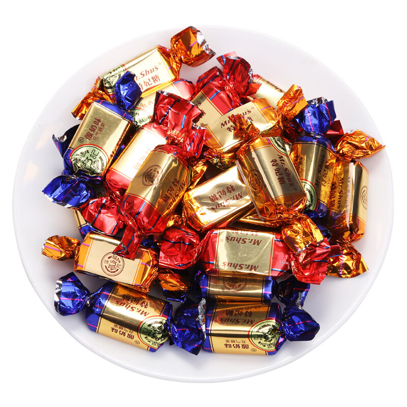 徐福记特妃糖焦香牛奶特妃糖婚礼婚庆喜糖零食品糖果散称批发过年年货