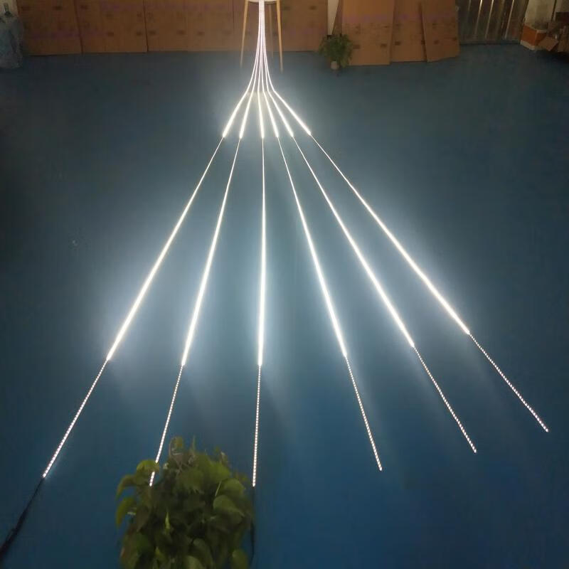 梯橙led七彩变色跑马灯带条贴片自粘12v广告招牌门头流星彩灯流水灯条