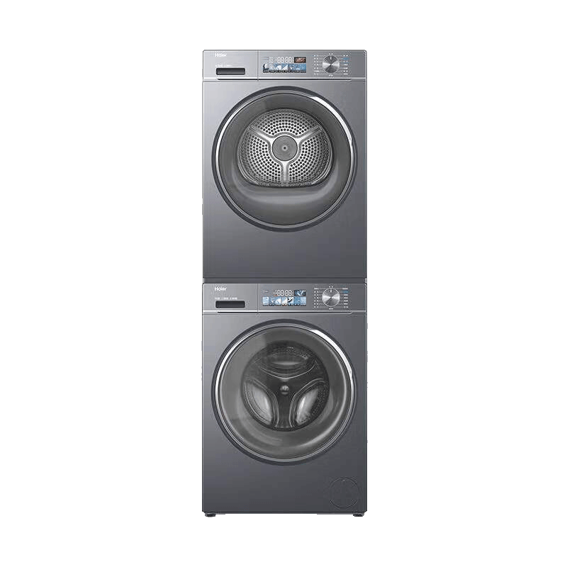 海尔 Haier 小红花系列 EG100BD88PLUS+EHG10088PLUS 热泵洗烘套装