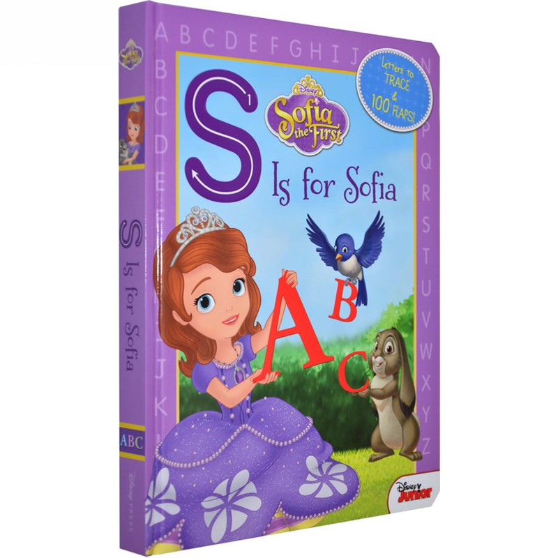 苏菲亚公主 sofia the first s is for sofia 英文原版 大开本纸板