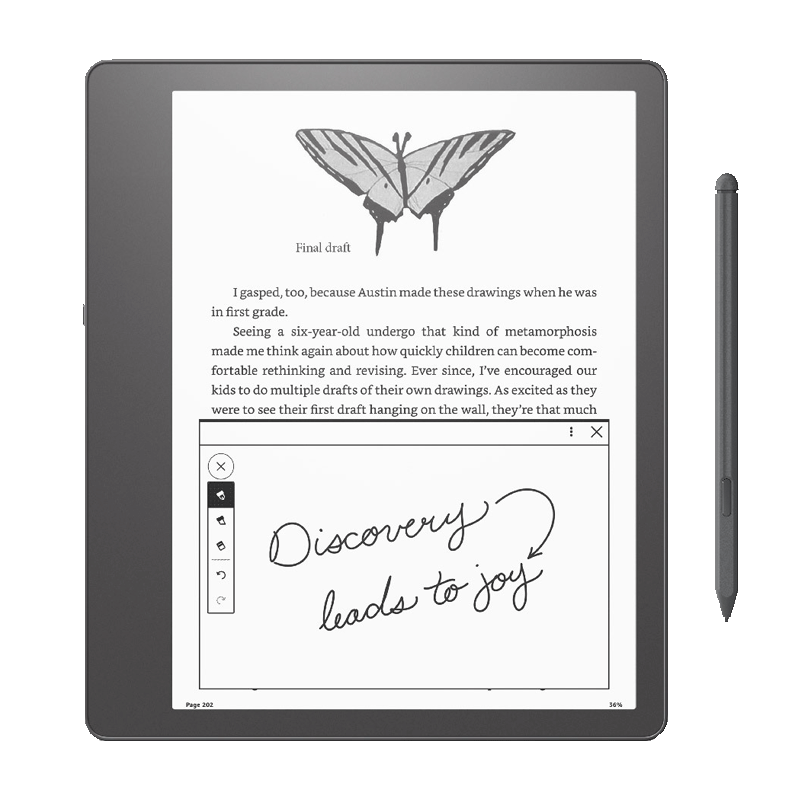kindle Scribe 电子书阅读器 电纸书 墨水屏 10.2英寸 WiFi 32G 黑色 配高级笔