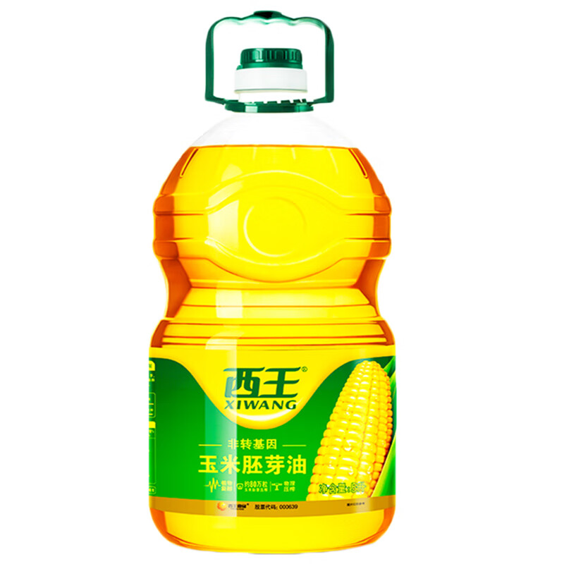 西王玉米胚芽油5L 物理壓榨植物甾醇家用健康玉米油 5000毫升 西王玉米胚芽油5L