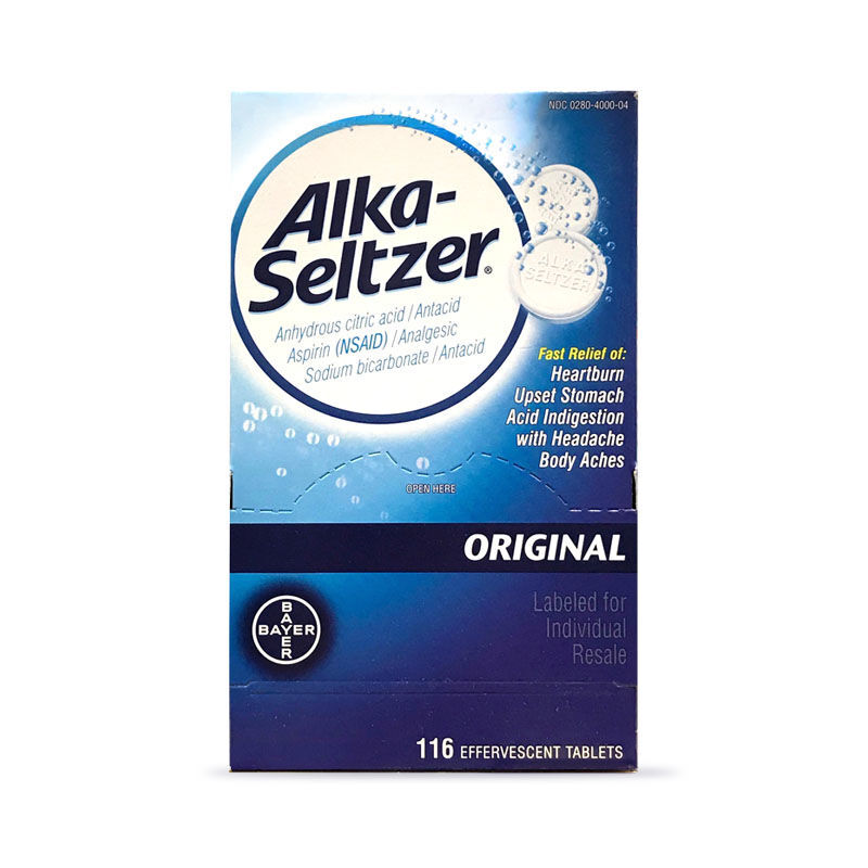 拜耳alka seltzer苏打泡腾片 【116片/盒】bayer拜耳alka-seltzer苏打