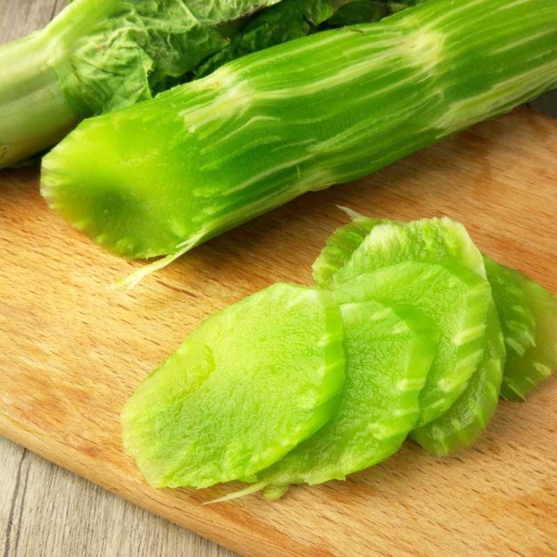 种菜记莴笋种子尖叶青莴笋白尖叶耐寒热茎肉绿色圆叶莴笋种籽蔬菜种孑