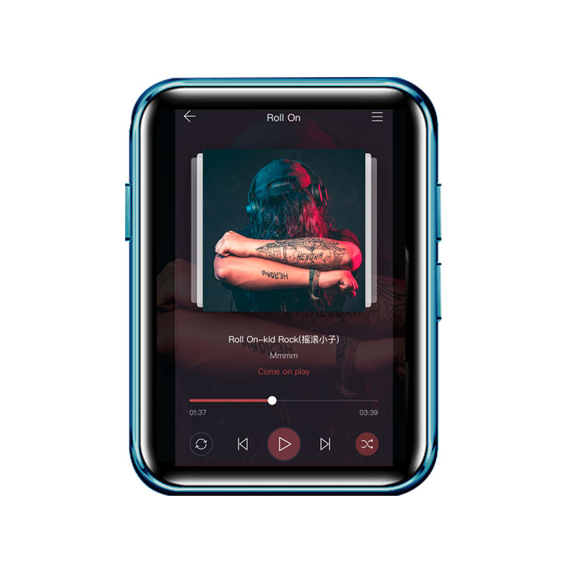 炳捷(BENJIE) X1-4G外放版可扩卡1.8英寸X触摸屏MP3/MP4/播放器/电子书/学生小型迷你随身听/运动型/蓝色