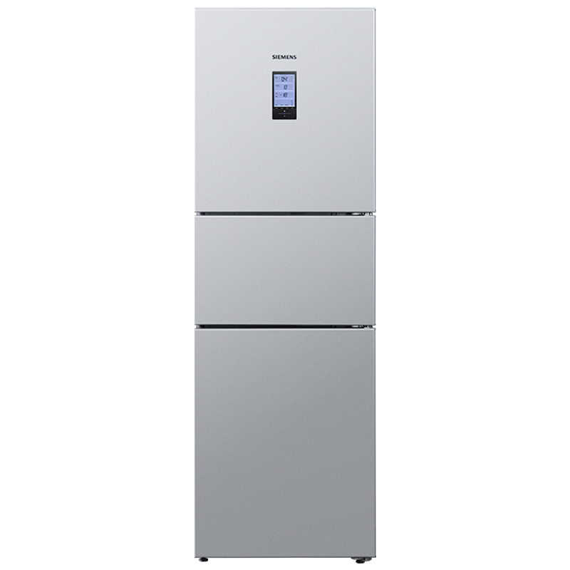 西门子274升无霜大容量三门家用冰箱价格走势及性能评测
