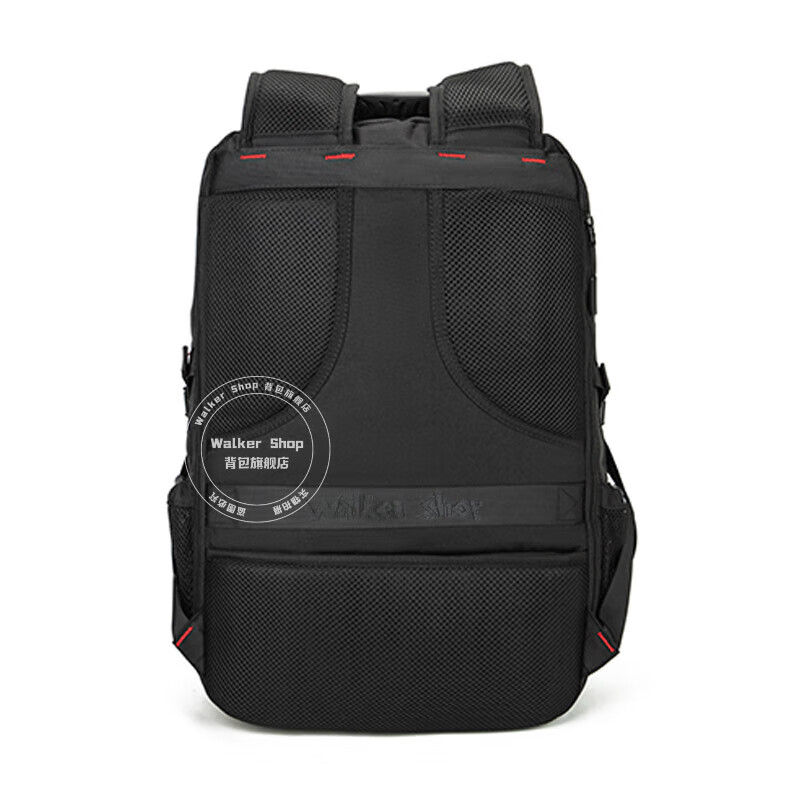 Walker Shop【520礼物】双肩包男尼龙户外旅行出差背包大容量行李包男 黑色80L(独立鞋仓) 升级版