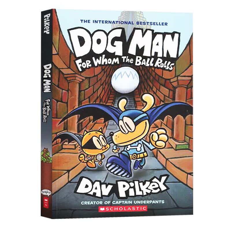 Dog Man 1-10 神探狗狗英文原版漫画小说DogMan Cat Kid课外读物 Captain Underpants内裤队长超人 8-12岁小学少儿英语CatKid Dog Man #7