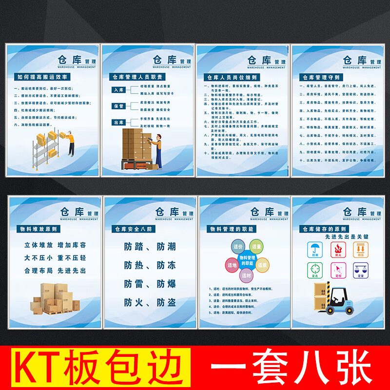 梦倾城仓库管理看板制度牌标语规章制度安全管理制度仓储管理制度展板