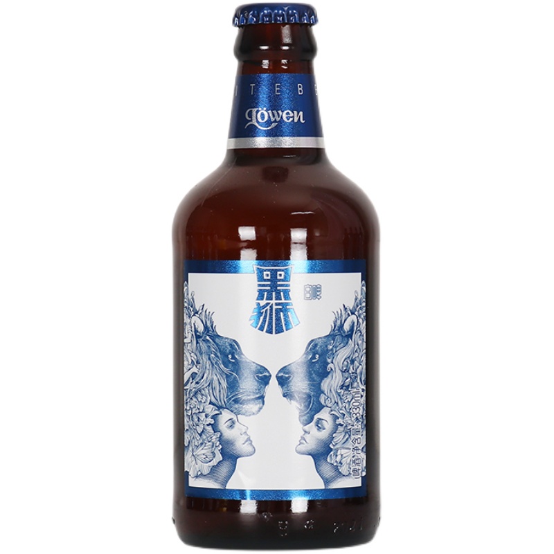 黑狮啤酒沈阳雪花小麦330ml*12 瓶装整箱11.8 度精酿白啤